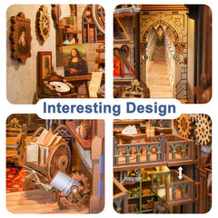 Leonardo da Vinci Book Nook – DIY Book Nook Kit