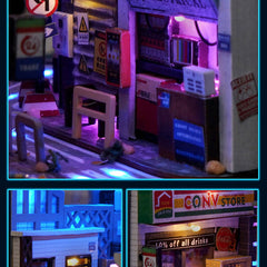 Cyberpunk World DIY Book Nook Kit