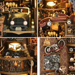 Car Players DIY Wooden Book Nook Kit