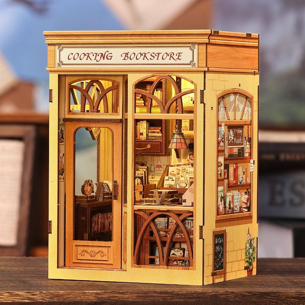 DIY Book Nook Kit - Cooking Bookstore