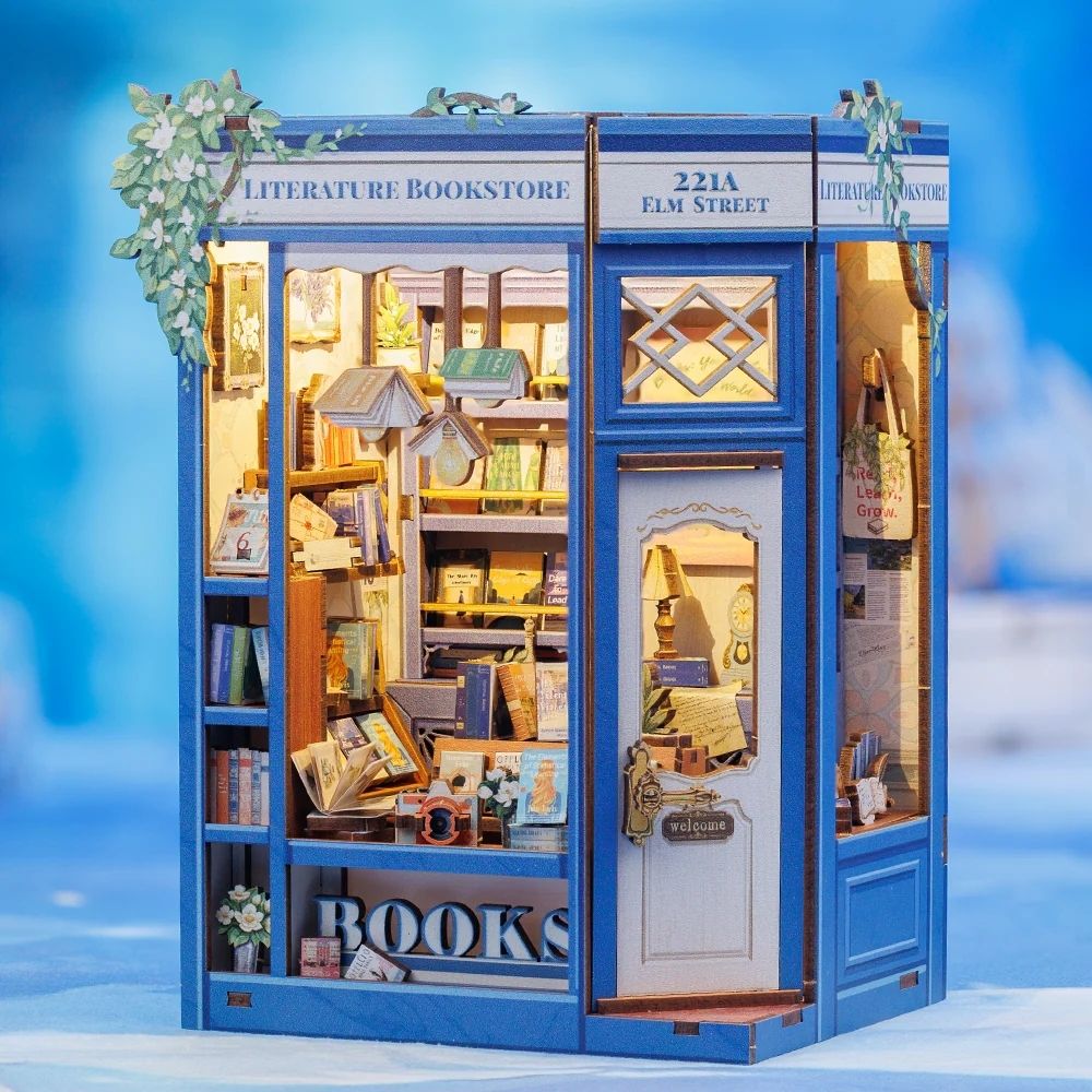 DIY Book Nook Kit - Literature Bookstore